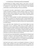 LA GLOBALIZACION Y PROFESIONALIZACION DE ENFERMERIA