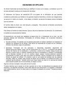 EDONISMO DE EPICURO.