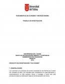 PRODUCTO DE INVESTIGACION “COLCHONES”