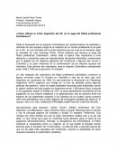 Análisis de argumentos 2015-2 ¿Cómo influyó la crisis Argentina del 48` en el auge del fútbol profesional colombiano?