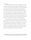 Fundamentos de la Educación.