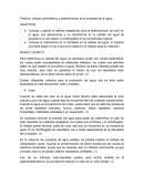 Práctica: método colorimétrico y determinación de la turbiedad en el agua