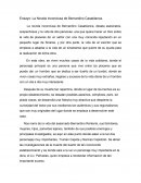 La Novela Inconclusa de Bernardino Casablanca