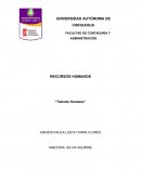 RECURSOS HUMANOS “Talento Humano”