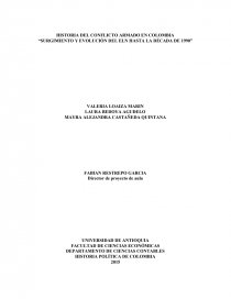 HISTORIA DEL CONFLICTO ARMADO EN COLOMBIA. Página 1