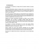 Distintos procesos administrativos