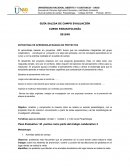El aprendizaje basado en proyectos, ABPr busca que los estudiantes integrantes del grupo colaborativo, construyan el proyecto a lo largo del semestre, con los conceptos aprendidos en el curso y con la práctica realizada en la salida de campo