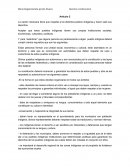 Articulo 2 La nación mexicana tiene que respetar a los distintos pueblos indígenas y hacer valer sus derechos