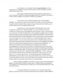 Comentario de texto de "lo que permanece"