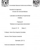 Práctica #1 “Medición de magnitudes elementales”