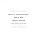 Principios éticos policial