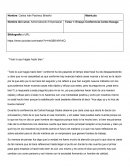 Ensayo Conferencia Carlos Kasuga. “Todo lo que hagas hazlo bien.”