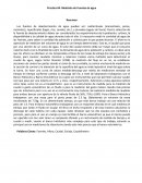 Practica #4. Medición de Fuentes de agua