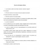 Criminología en México examen