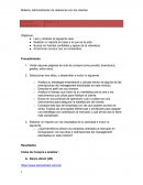 Administración de las relaciones con los clientes Actividad 1.