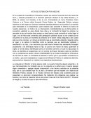 Acta de detención por asecho