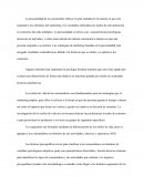 La personalidad de un consumidor