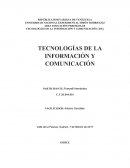 CUALES SON LAS TECNOLOGÍAS DE LA COMUNICARON Y LA INFORMACION