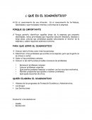 Es el conocimiento de una situación. Es el conocimiento de fortalezas, debilidades y oportunidades internas y externas de la empresa.