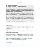 Memorando para Rodrigo Cifuentes Valle.