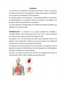 NEUMONÍA La neumonía es la inflamación del parénquima pulmonar.
