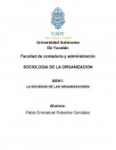 LA SOCIEDAD DE LAS ORGANIZACIONES