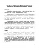 Fuerzas mercenarias en el siglo XVI e intervención en ultramar con ejércitos profesionales en el siglo XXI