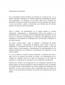 Planteamiento del problema.