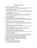 Cuestionario Química 3