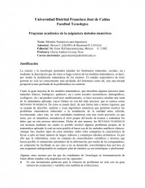 Programa Métodos Numericos.. Página 1