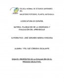 PROPÓSITOS DE LA EVALUACIÓN EN EL PROCESO EDUCATIVO