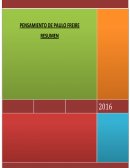 Pensamiento de Paulo Freire.