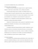 LA GARANTÍA JURISDICCIONAL DE LA CONSTITUCIÓN. El Problema Jurídico de la Regularidad