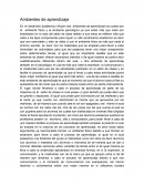 ﻿Ambientes de aprendizaje