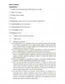 Recetas de baño de maria.