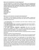 What are the characteristics of a social entrepreneur?