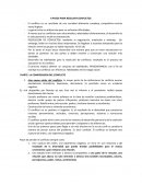 El conflicto es un resultado de una sociedad altamente compleja, competitiva muchas veces litigiosa.