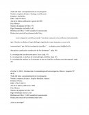 Título del tema: conceptualización de investigación