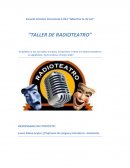 Taller de radioteatro