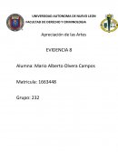 Apreciación de las Artes EVIDENCIA 8