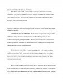 FINANCIAL ANALYSIS: Financial analysis is the study made of the accounting information, using indicators and financial reasons. It applies to establish the modalities under which money flows move, and explain the problems and circumstances that influence