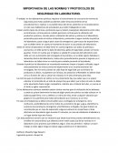 Importancia de las normas dé seguridad en laboratorio..