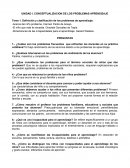 Ejemplo de Conceptualisacion de los problemas de aprendizaje