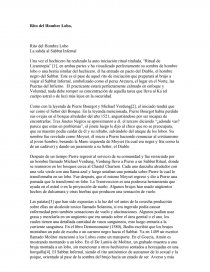Una vez el hechicero ha realizado la auto iniciación ritual titulada, “Ritual de Licantropía”. Página 1