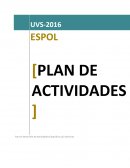 Para el desarrollo de Actividades Específicas y/o Servicios.