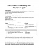 Ejercicio de creación de plan de marketing.