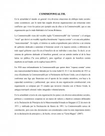 COMMONWEALTH. Página 1