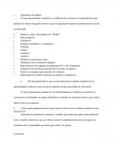 Es una representación cuantitativa o cualitativa de un proceso o comportamiento que muestra los efectos de aquellos factores que son significativos para los propósitos que se están considerando.