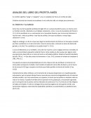 Analisis del libro del profeta Amos.