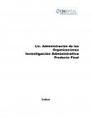 Investigación Administrativa.